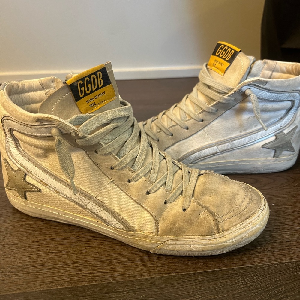 Golden Goose Slide High Top Sneaker Size 39